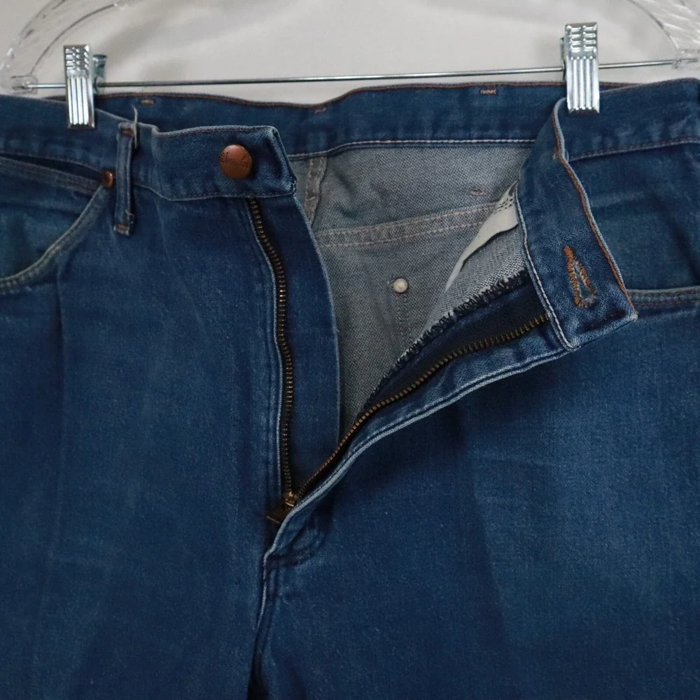 Vtg Wrangler Jeans Mens 38x30‎ 13MWZ Cowboy Cut Original Fit Western Denim USA